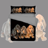 PRE ORDER Dachshund Sausage Dog Puppy Dog Quilt Cover Set