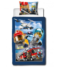 Lego City Single Quilt Cover Set