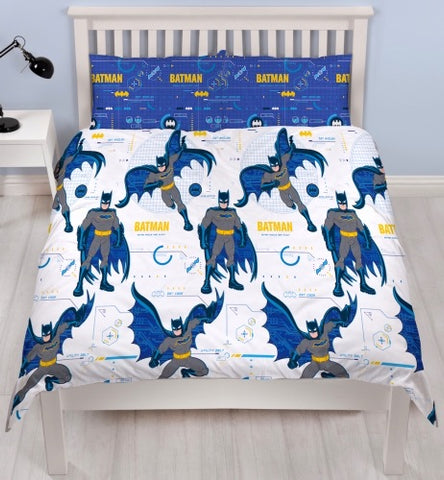Batman Tech Licensed Double to Queen Quilt Cover Set POLYESTER