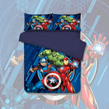 Avenger Blue Quilt Cover Set