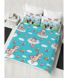 Nici Theodore Unicorn Double to Queen Quilt Cover Set