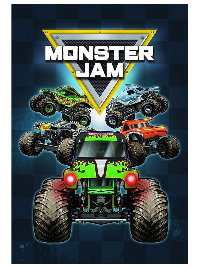 Monster Jam Throw Size Fleece Blanket – Kids Korna