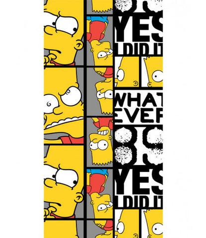 The Simpsons Bart Towel