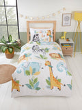 Rumble In The Jungle Toddler/ Junior/ Cot Quilt Cover Set