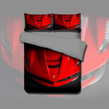 PRE ORDER Red Ferrari Sports Car Quilt Cover Set