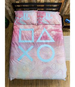 PlayStation Marble Double to Queen Quilt Cover Set