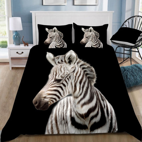 Zebra Quilt Cover Set
