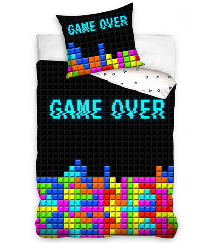Game Over Single Quilt Cover Set EURO CASE