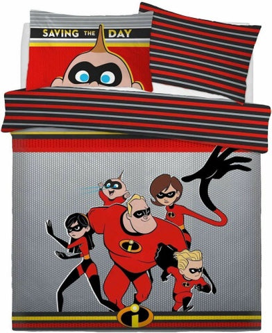 Incredibles Double to Queen Quilt Cover Set