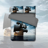 PRE ORDER Pirate Ship - Boat Quilt Cover Set