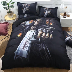 PRE ORDER Skull Gun Quilt Cover Set