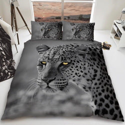 Leopard King Size Quilt Cover Set